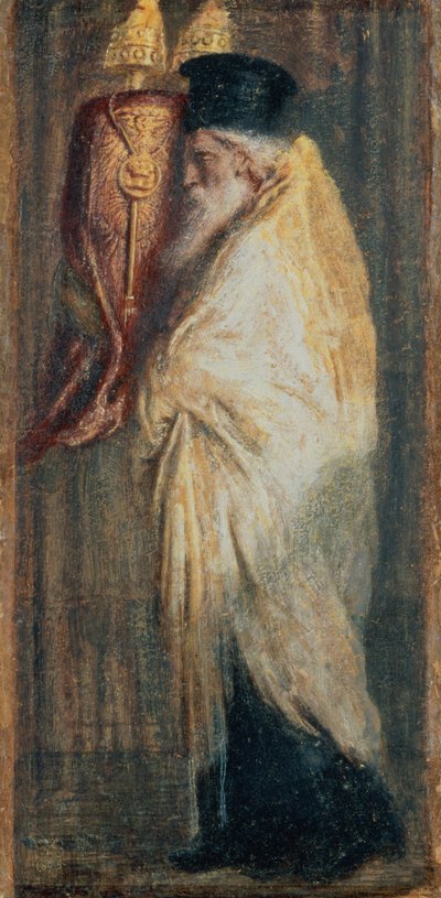 Aaron with the Scroll of the Law by Simeon Solomon